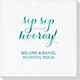 Elegant Sip Sip Hooray Deville Napkins Image 2 of 3